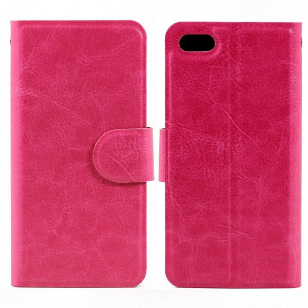 Wholesale iPhone 4S 4 Slim Flip Leather Wallet Case (Pink)